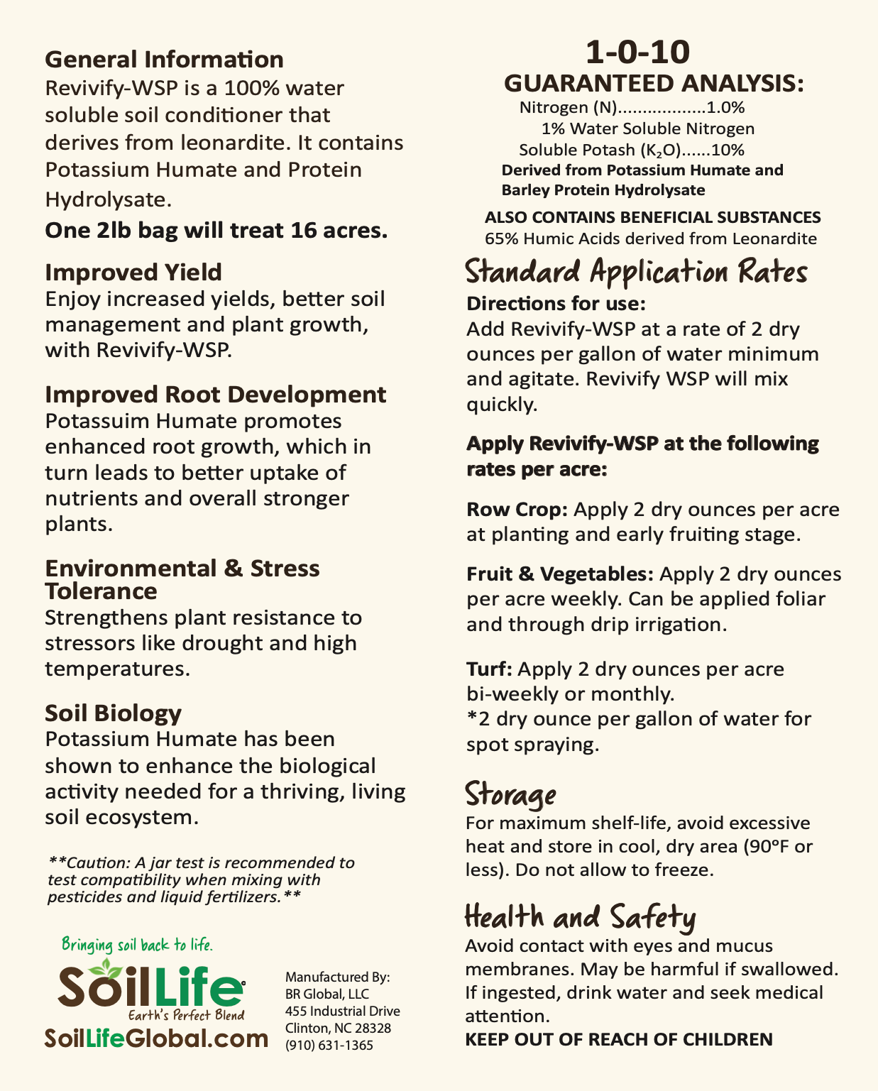 Revivify - Water Soluble Powder (WSP)