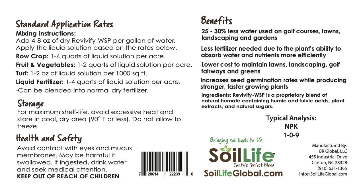 Revivify - Water Soluble Powder (WSP)